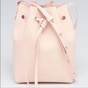 Mansur Gravriel mini mini bucket bag in light pink